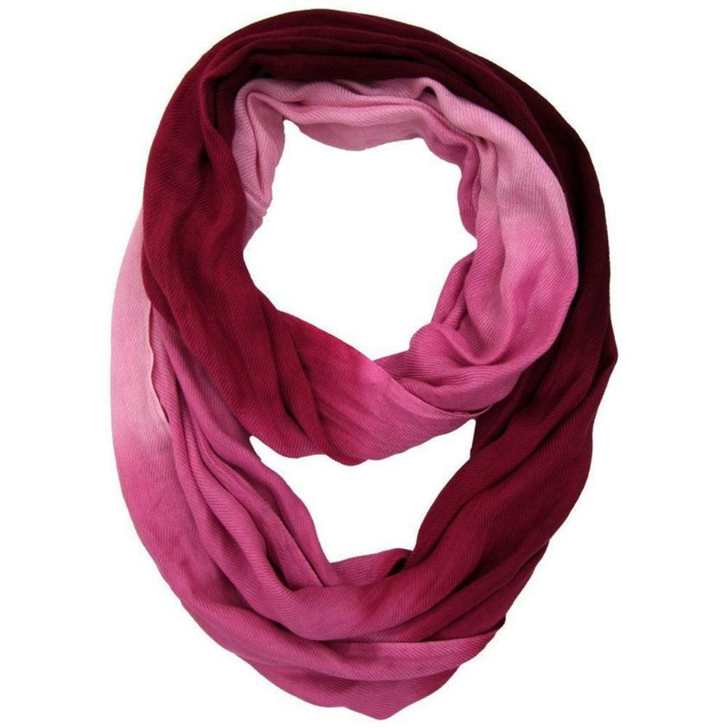 Ombre Infinity Scarf Ruby
